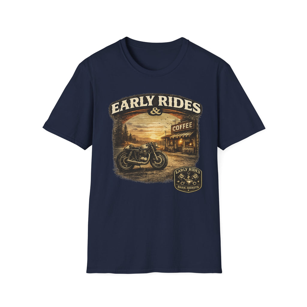 Early Rides & Coffee T‑Shirt