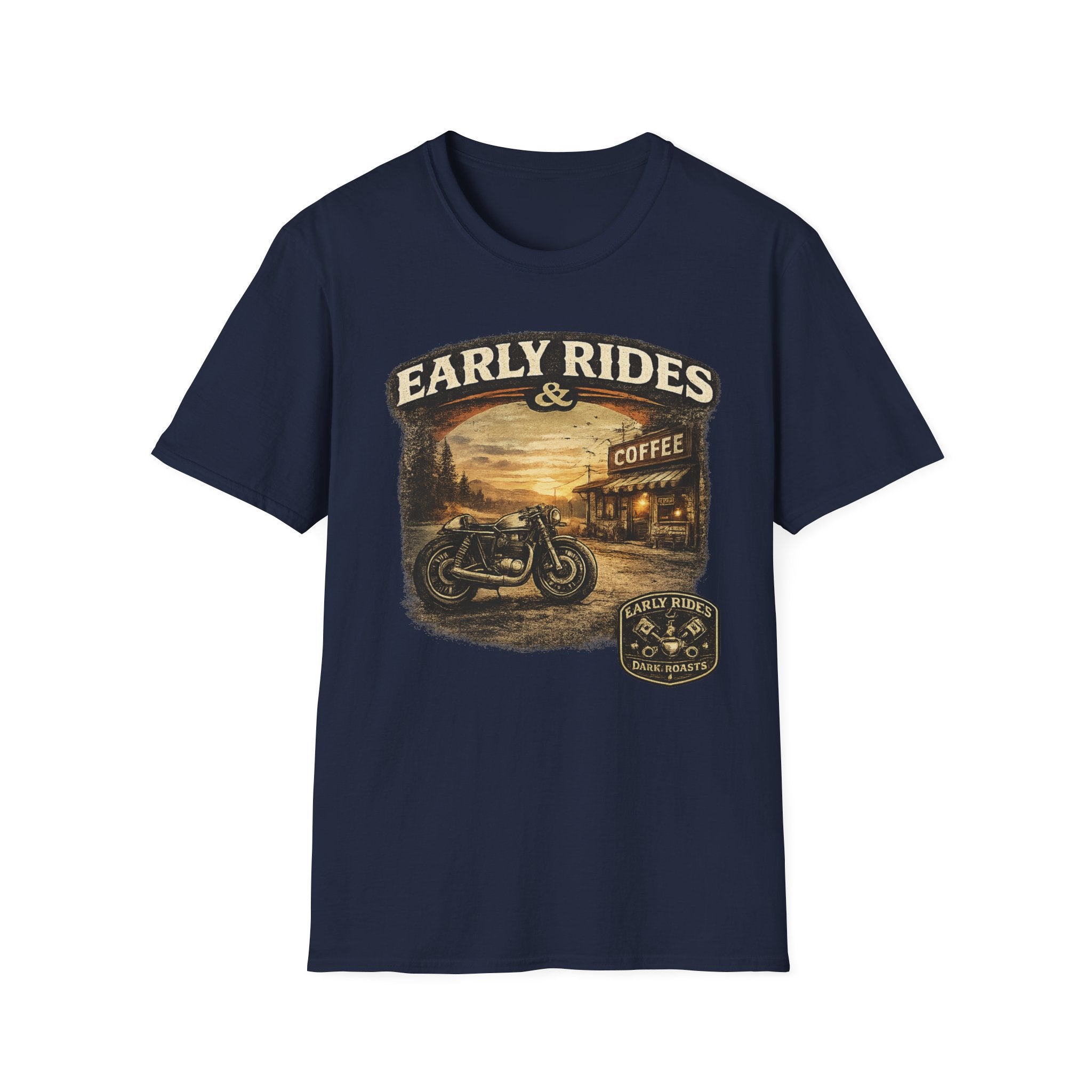 Early Rides & Coffee T‑Shirt