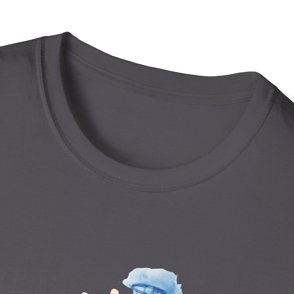 Watercolor basketball scene T-Shirt