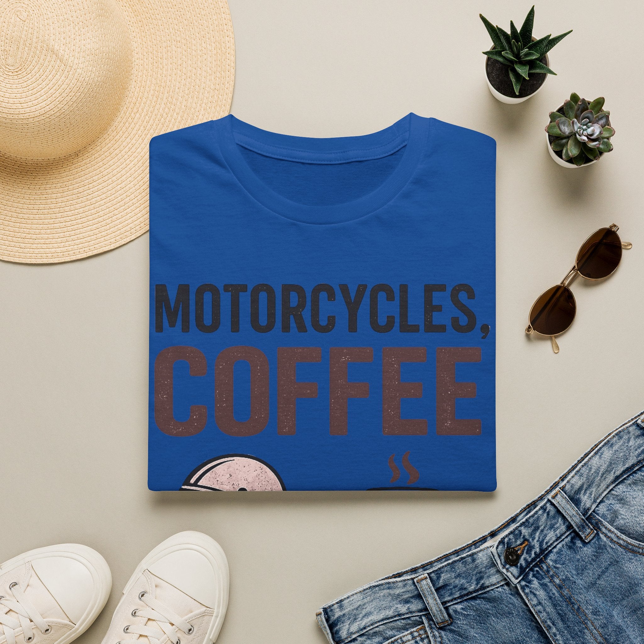Motorcycles Coffee T‑Shirt