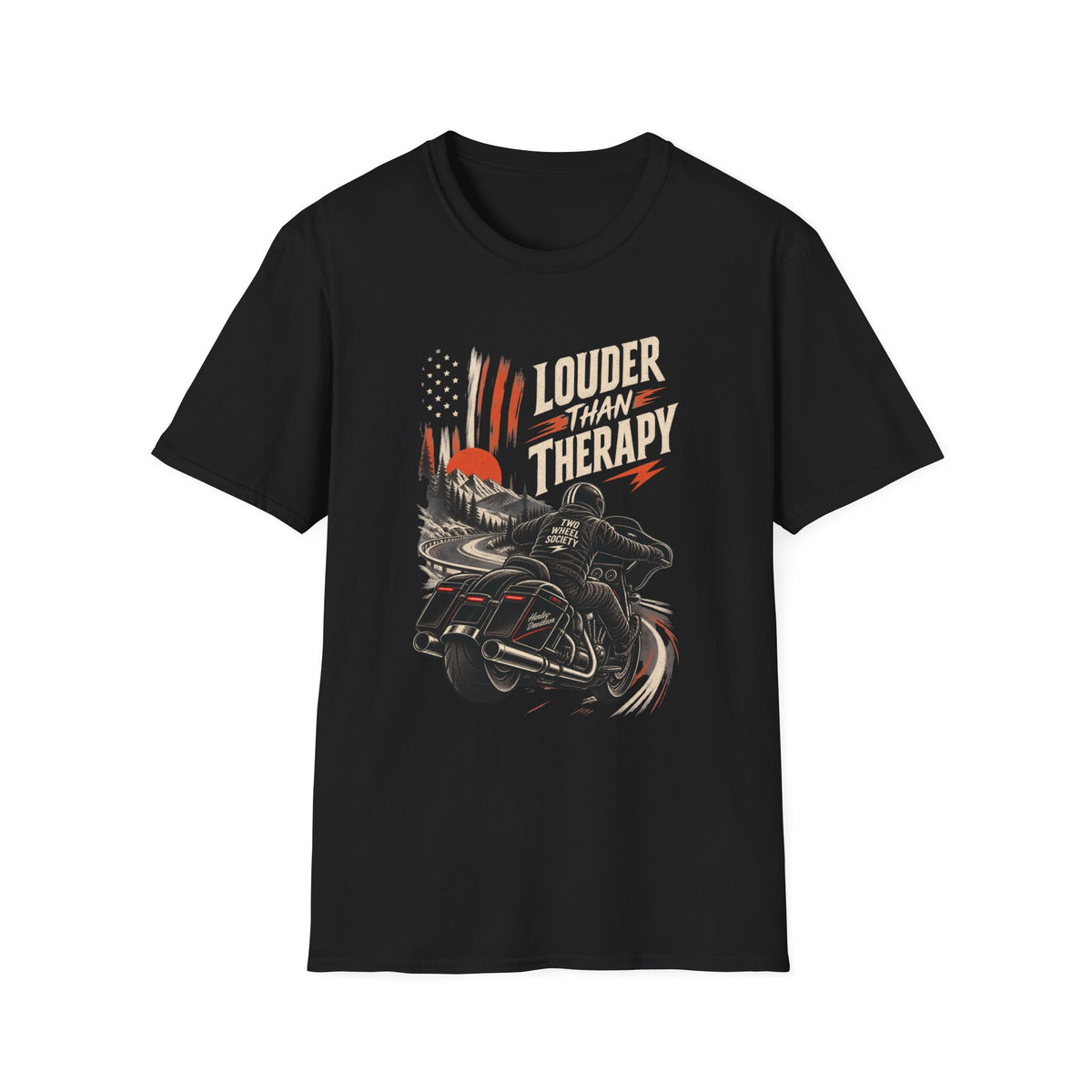 Louder Than Therapy T‑Shirt