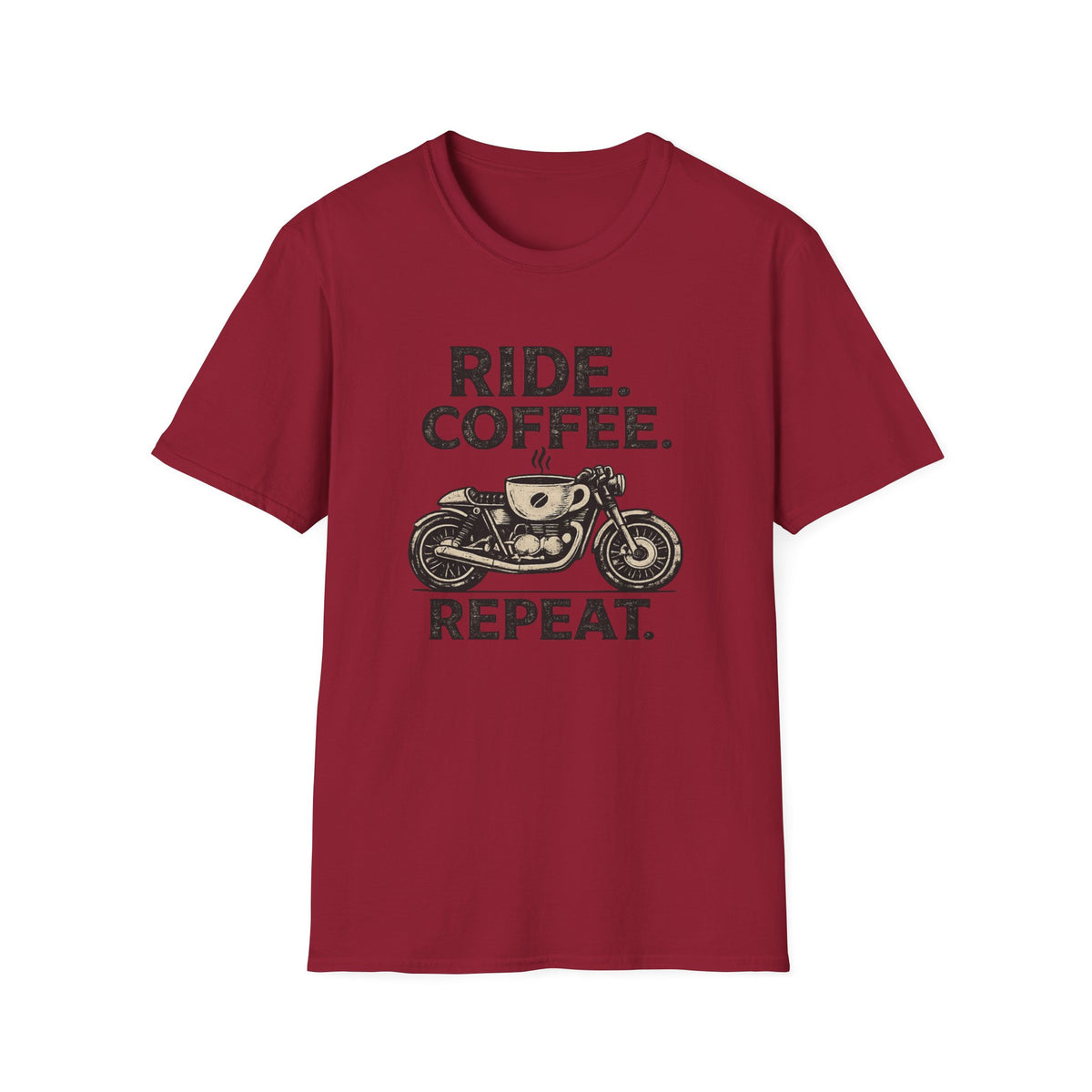 Ride Coffee Repeat T‑Shirt