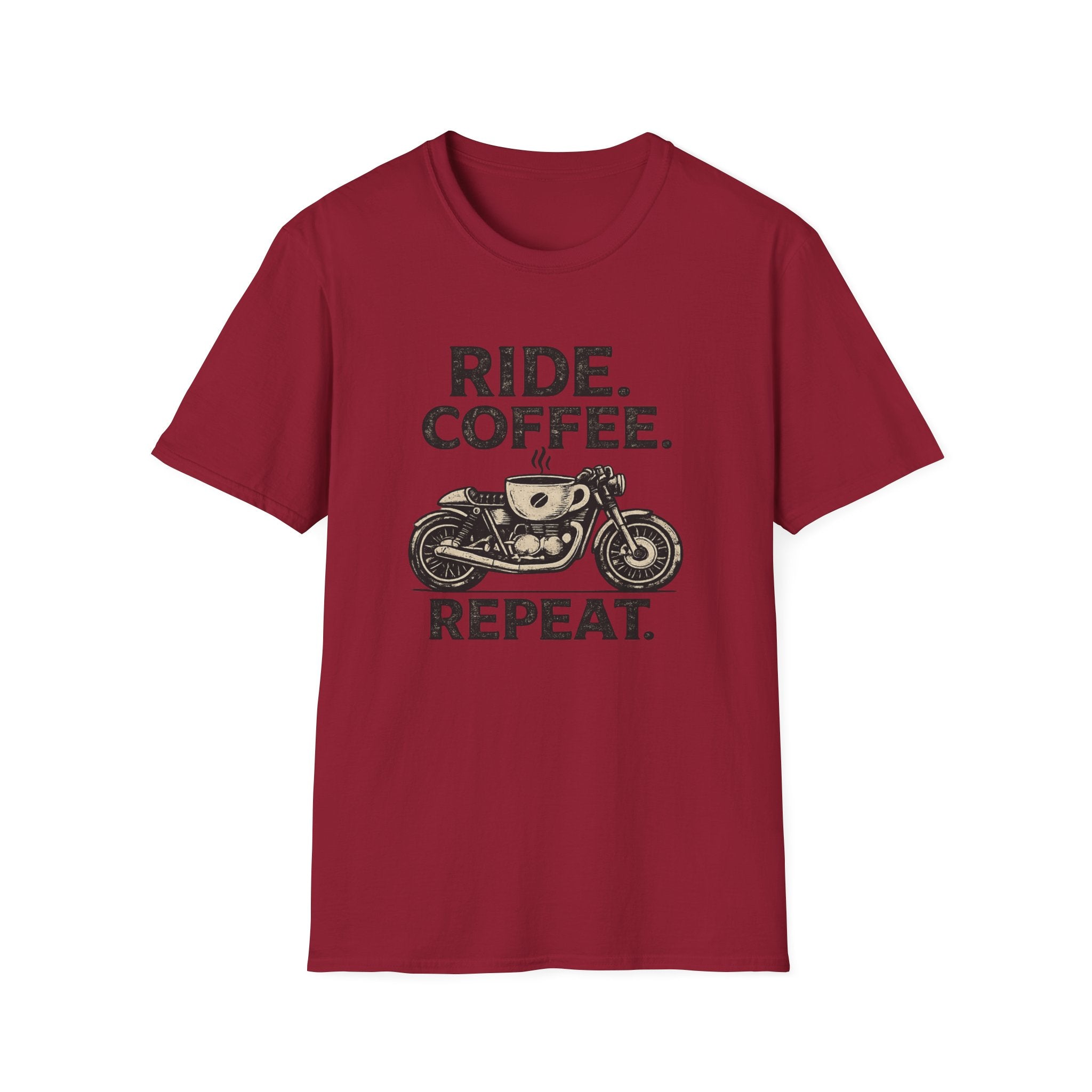 Ride Coffee Repeat T‑Shirt