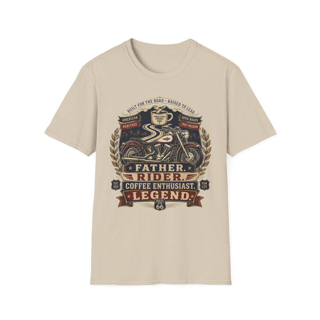 Father Rider Coffee T‑Shirt