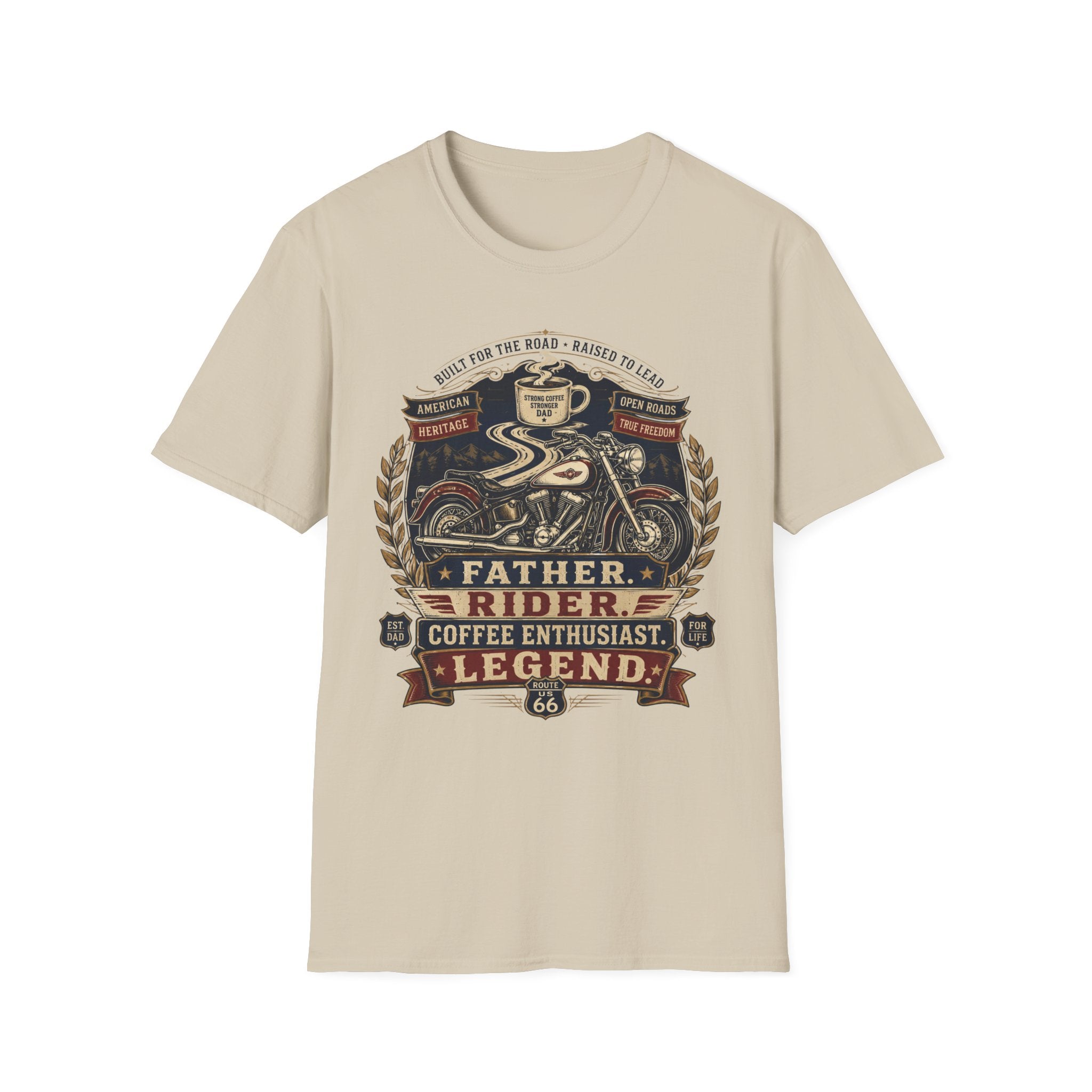 Father Rider Coffee T‑Shirt