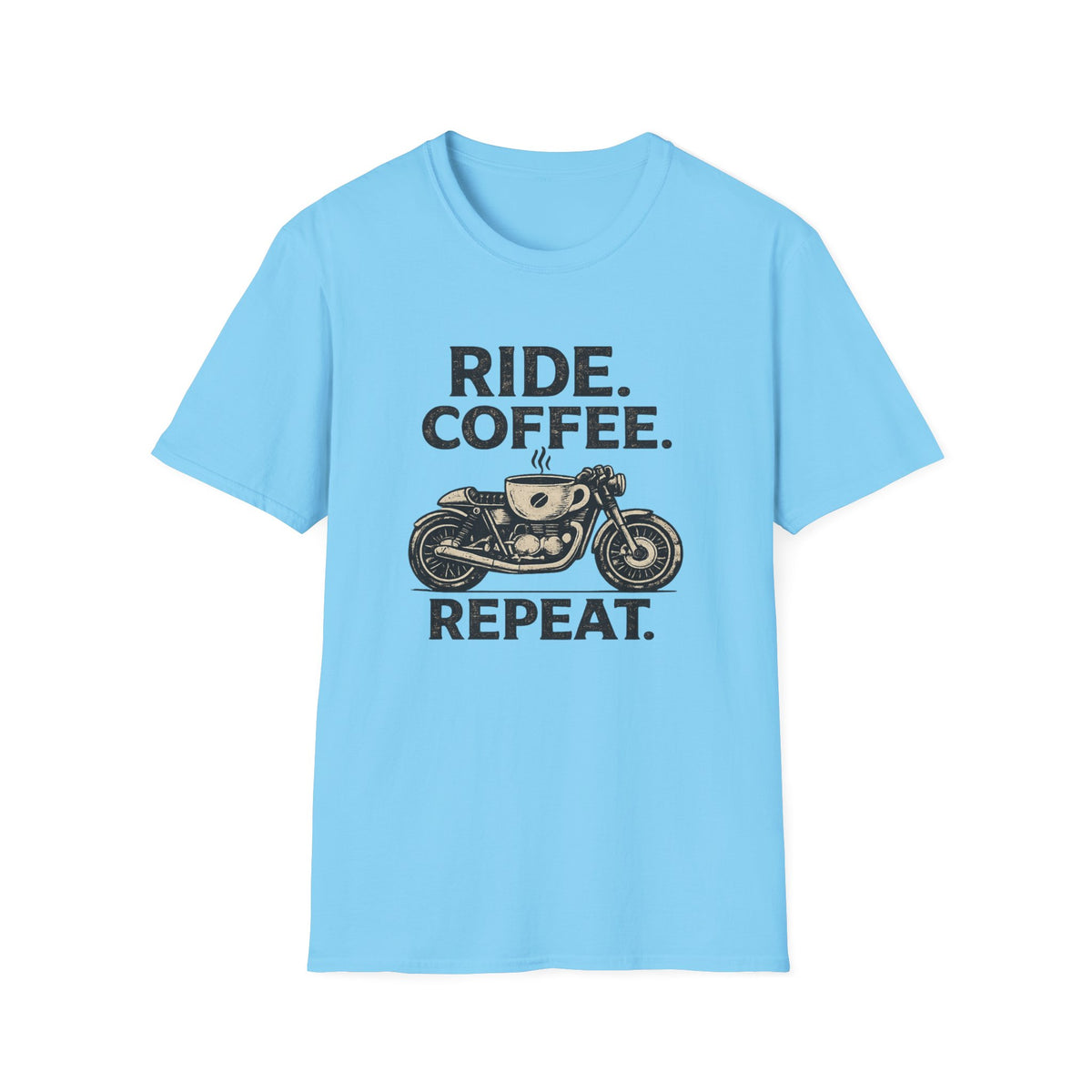 Ride Coffee Repeat T‑Shirt