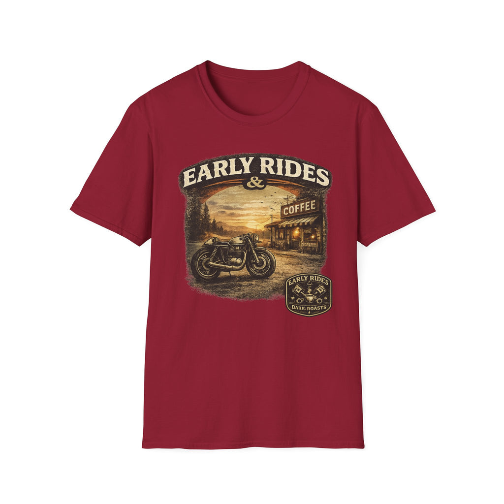 Early Rides & Coffee T‑Shirt