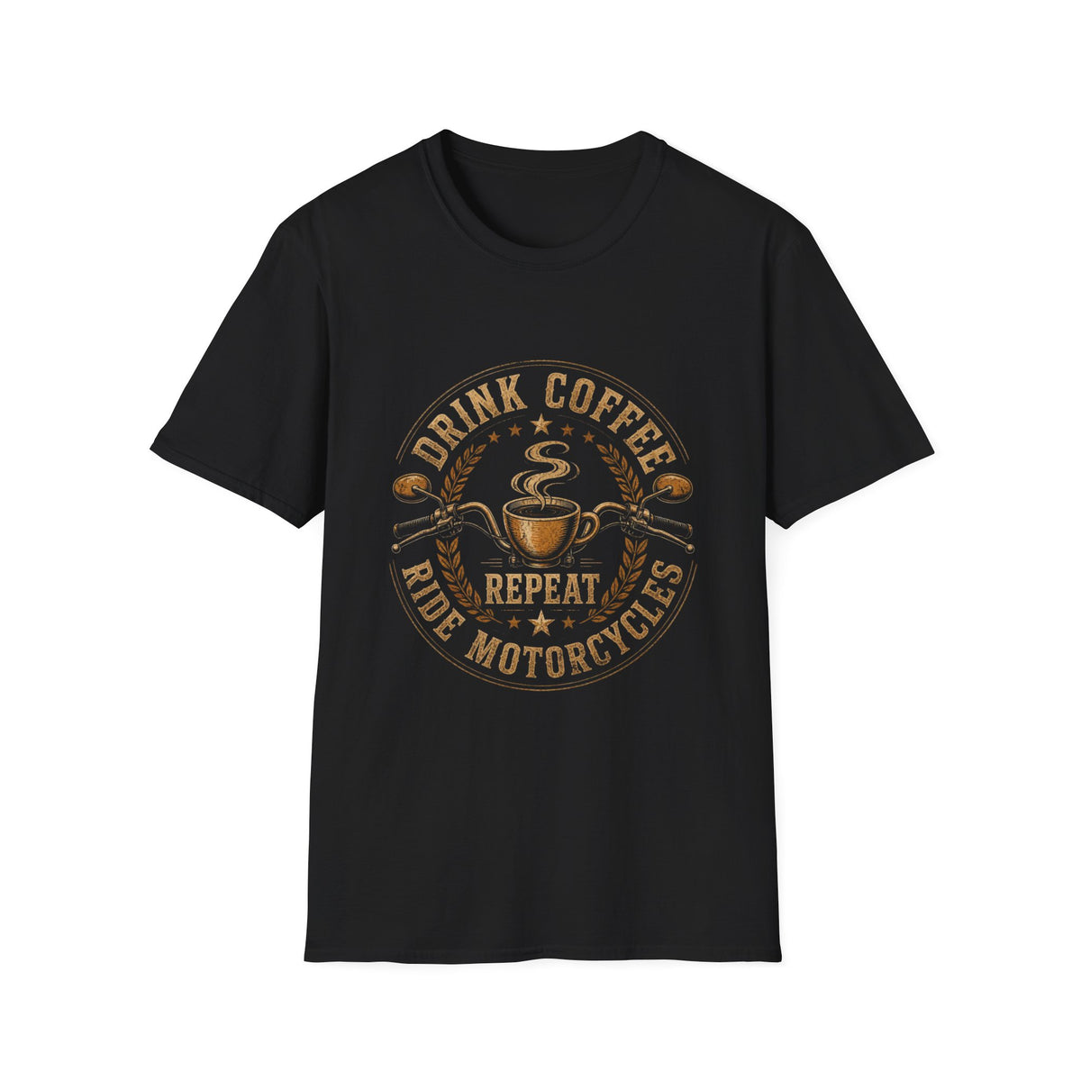 Drink Coffee Ride Motorcycle T-Shirt