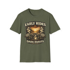 Early Rides & Dark Roasts T‑Shirt