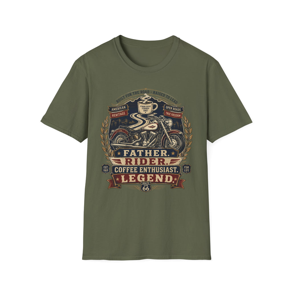 Father Rider Coffee T‑Shirt