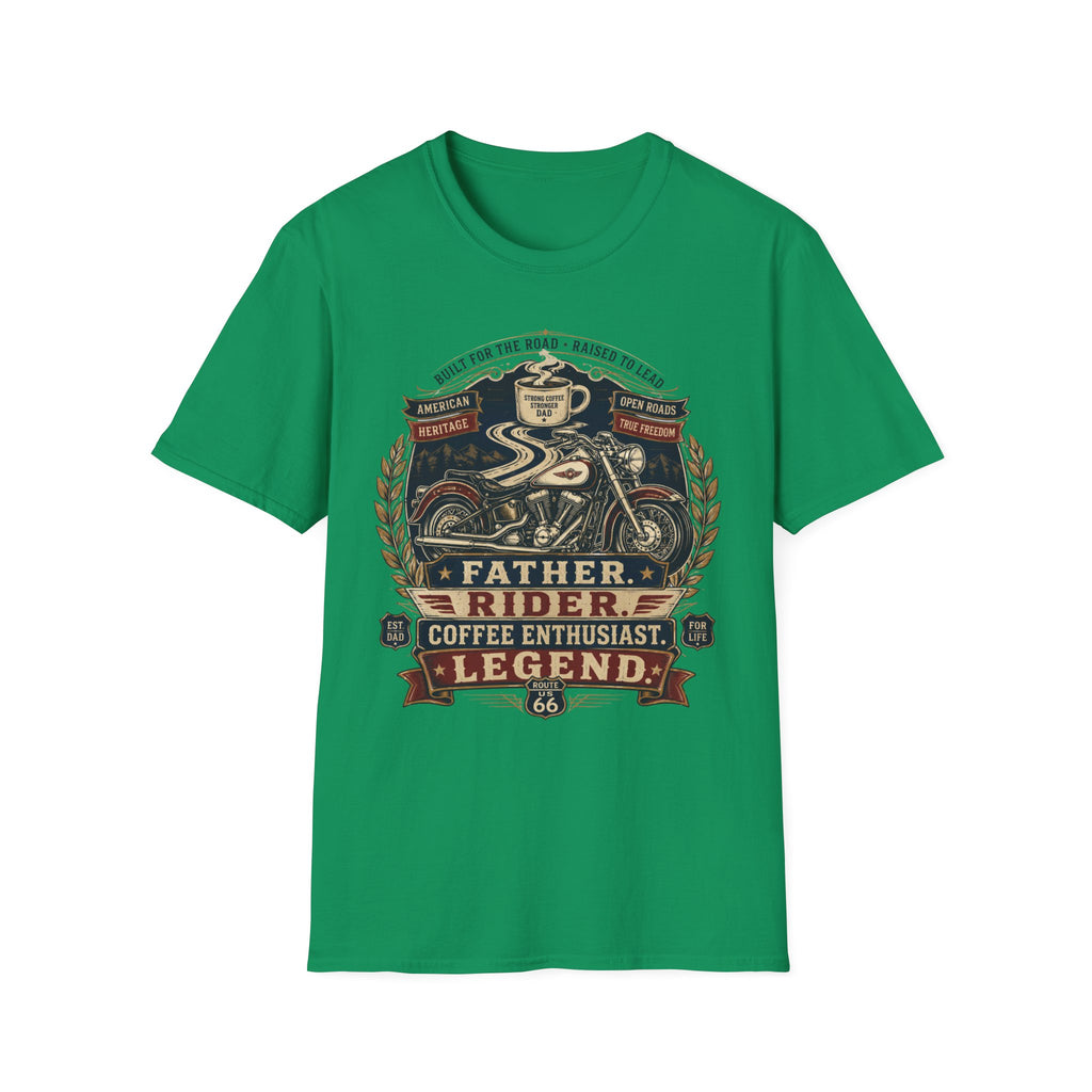 Father Rider Coffee T‑Shirt