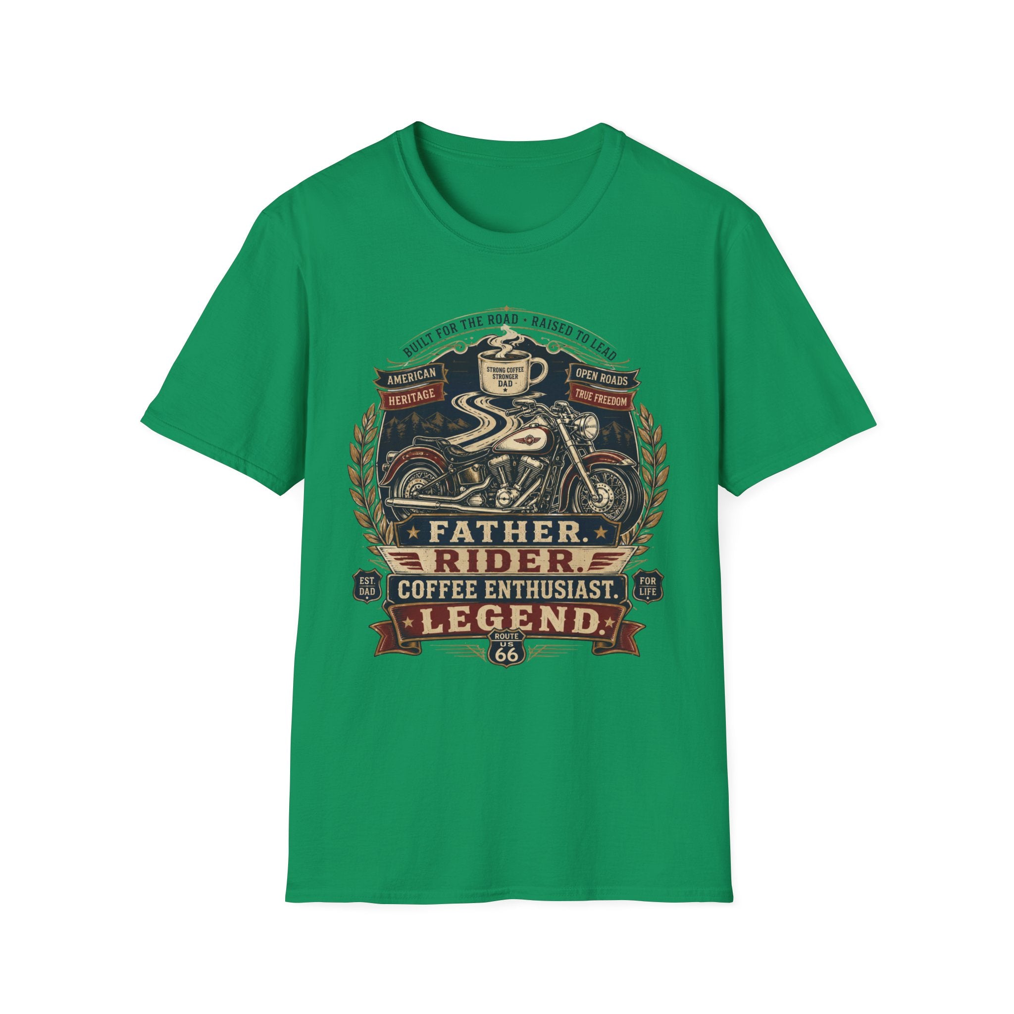 Father Rider Coffee T‑Shirt