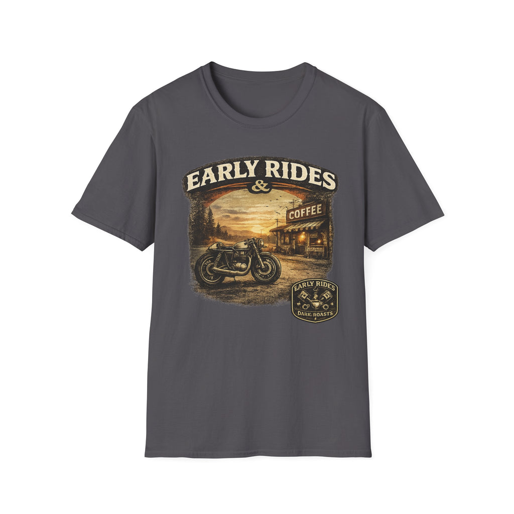 Early Rides & Coffee T‑Shirt
