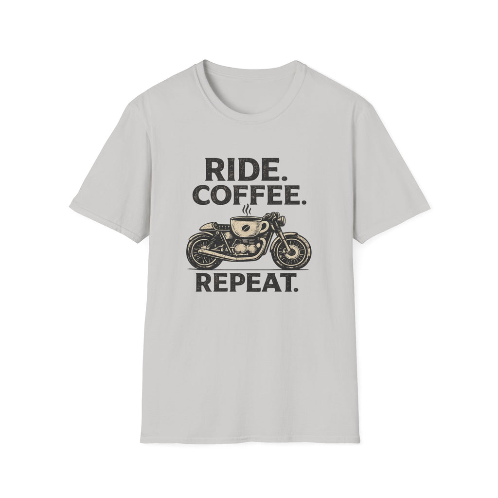 Ride Coffee Repeat T‑Shirt