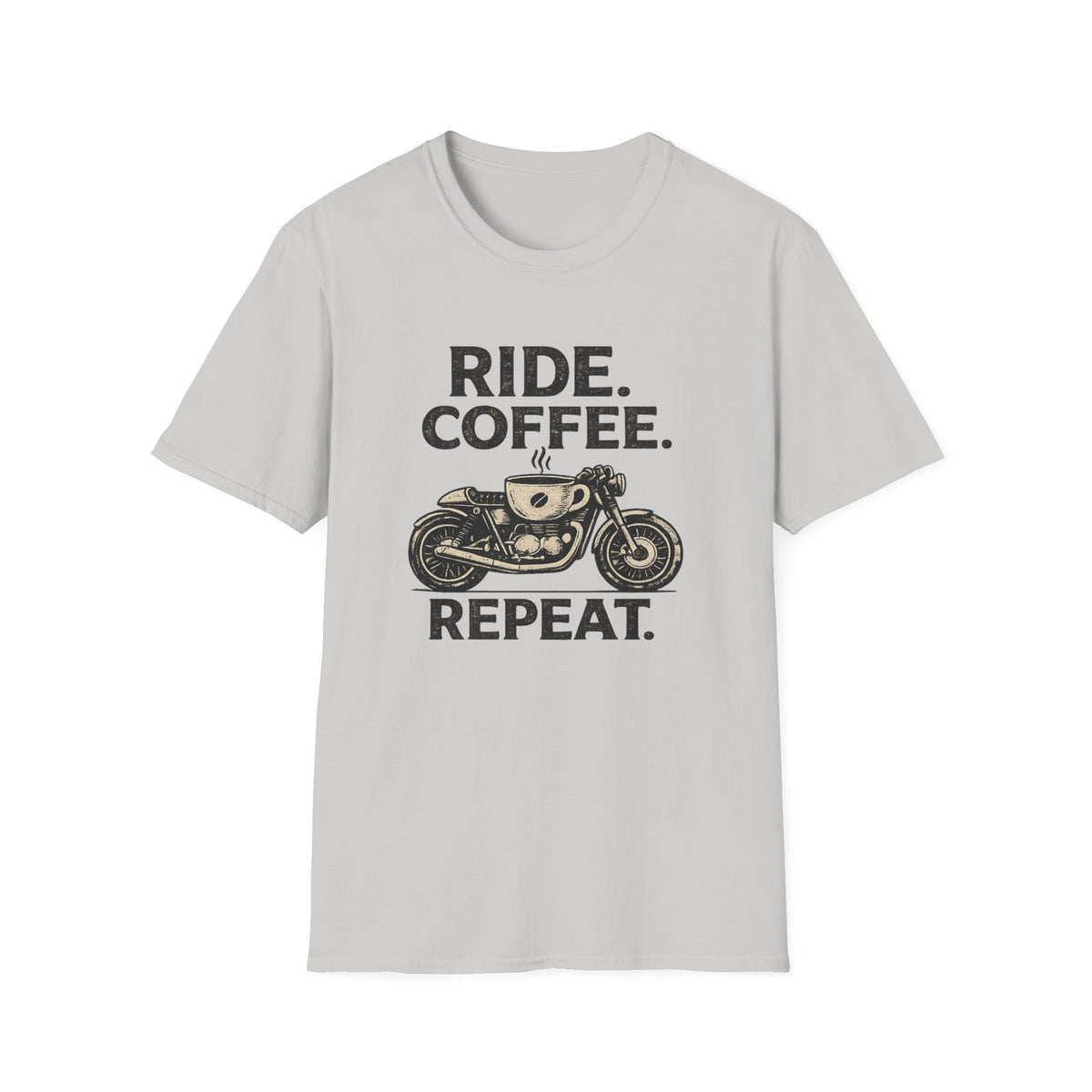 Ride Coffee Repeat T‑Shirt