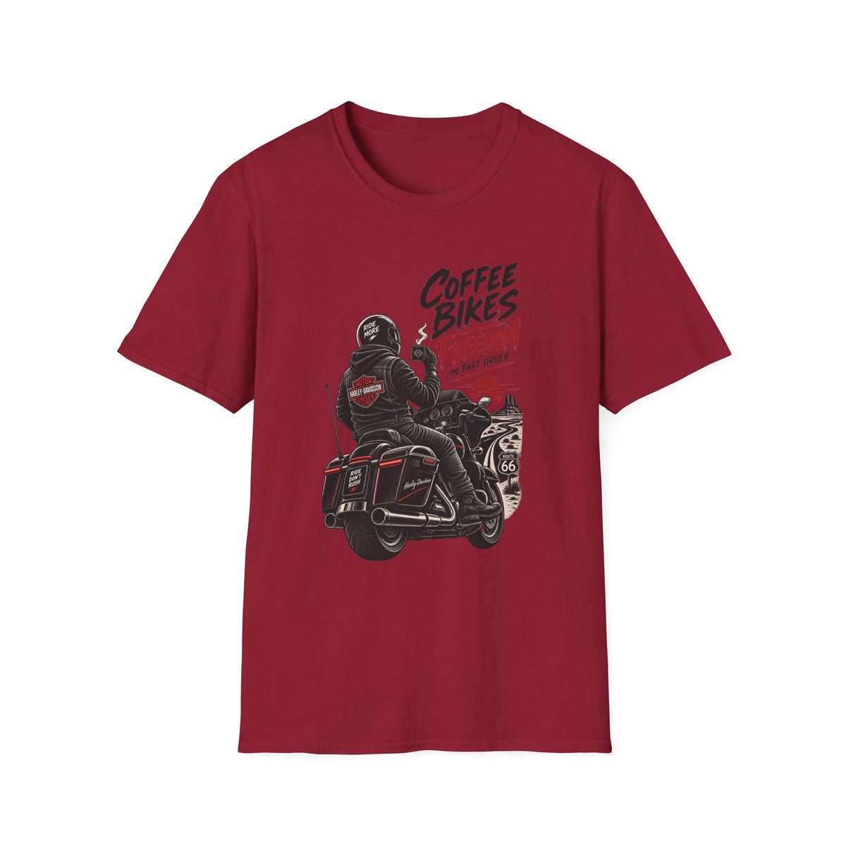 Coffee Bikes Freedom T‑Shirt