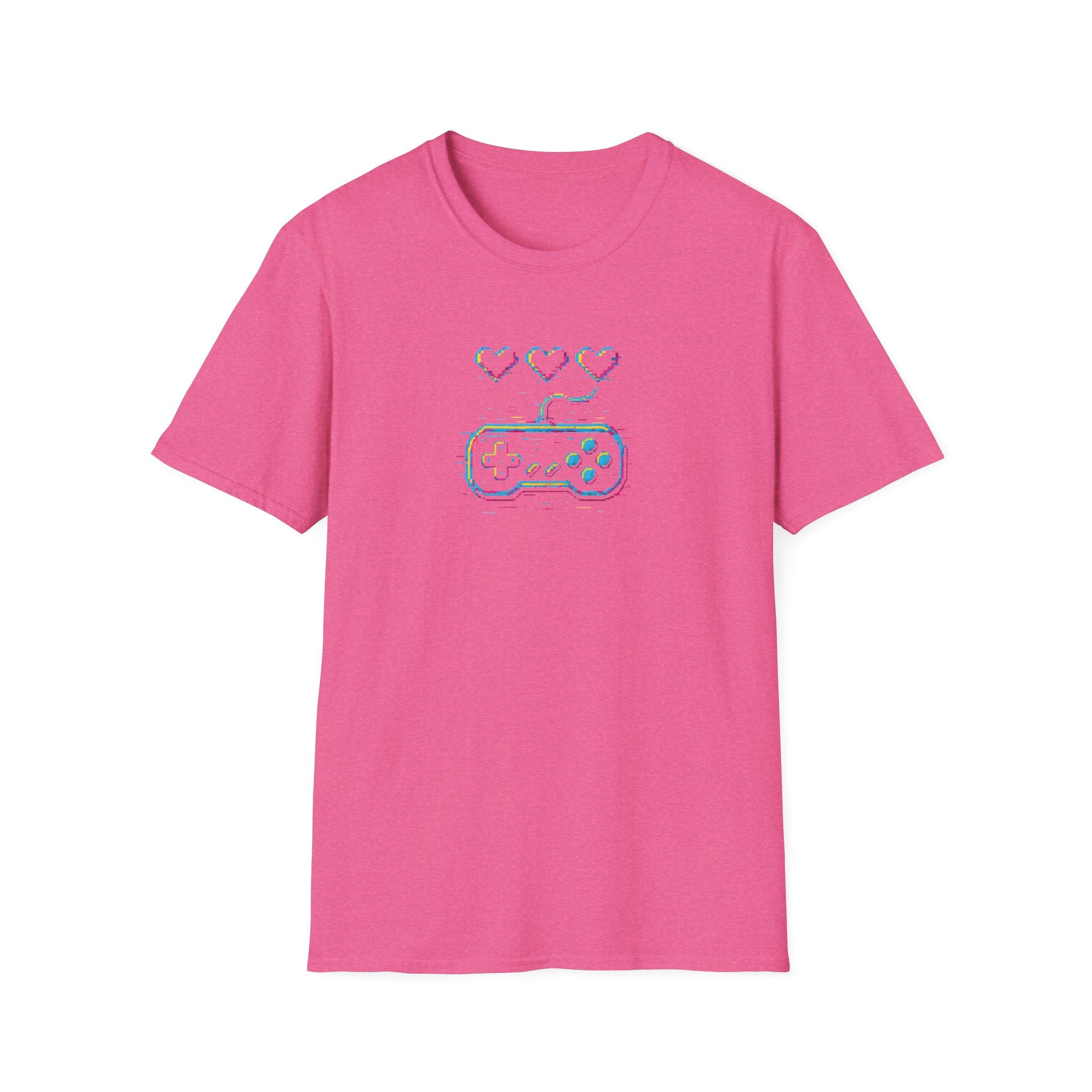 Three Hearts Gaming Controller T-Shirt