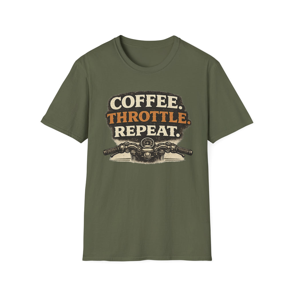Coffee Throttle Repeat T‑Shirt