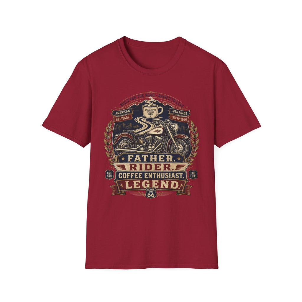 Father Rider Coffee T‑Shirt
