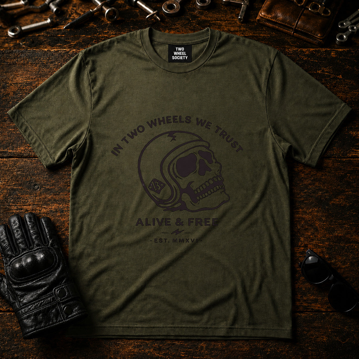 In Two Wheels T‑Shirt