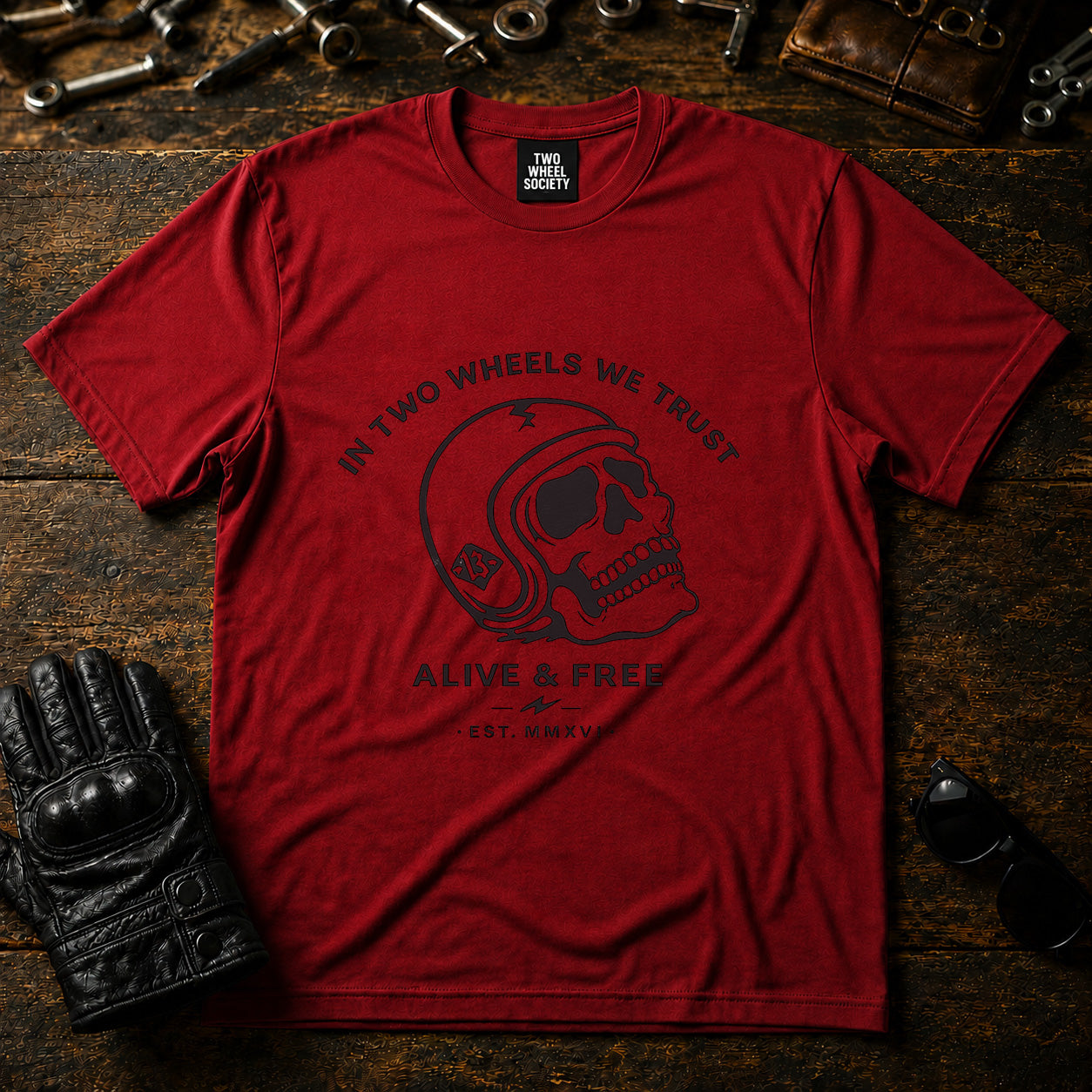 In Two Wheels T‑Shirt
