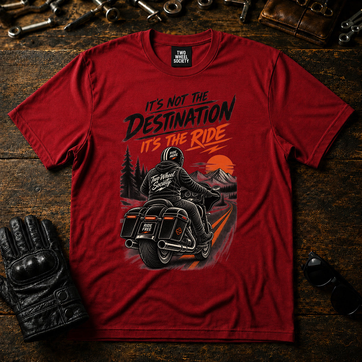It's Not The Destination T‑Shirt