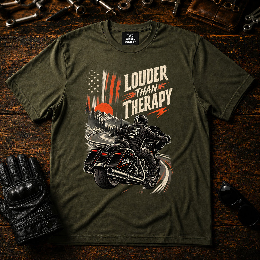 Louder Than Therapy T‑Shirt