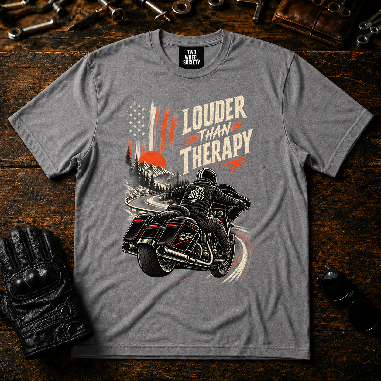 Louder Than Therapy T‑Shirt