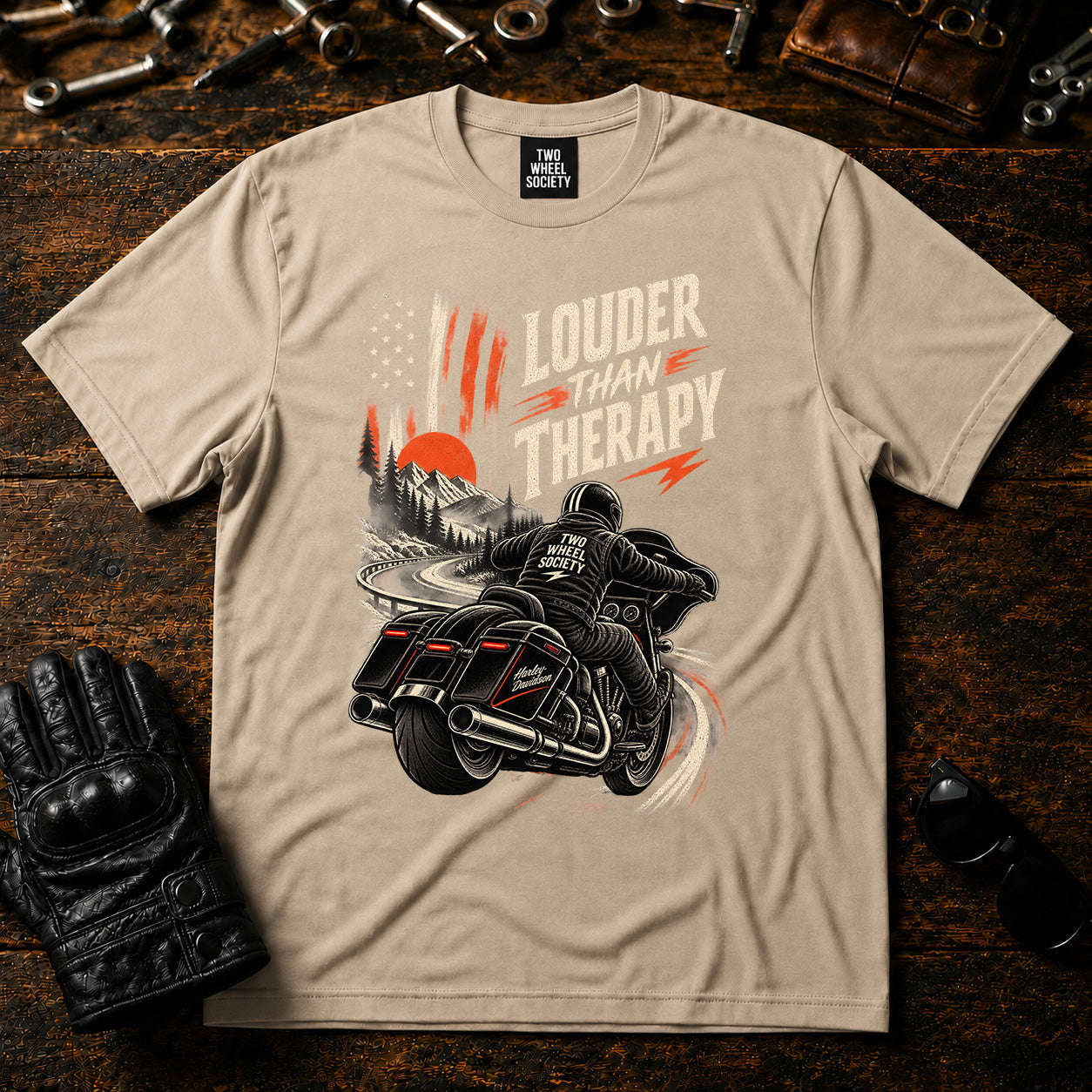 Louder Than Therapy T‑Shirt