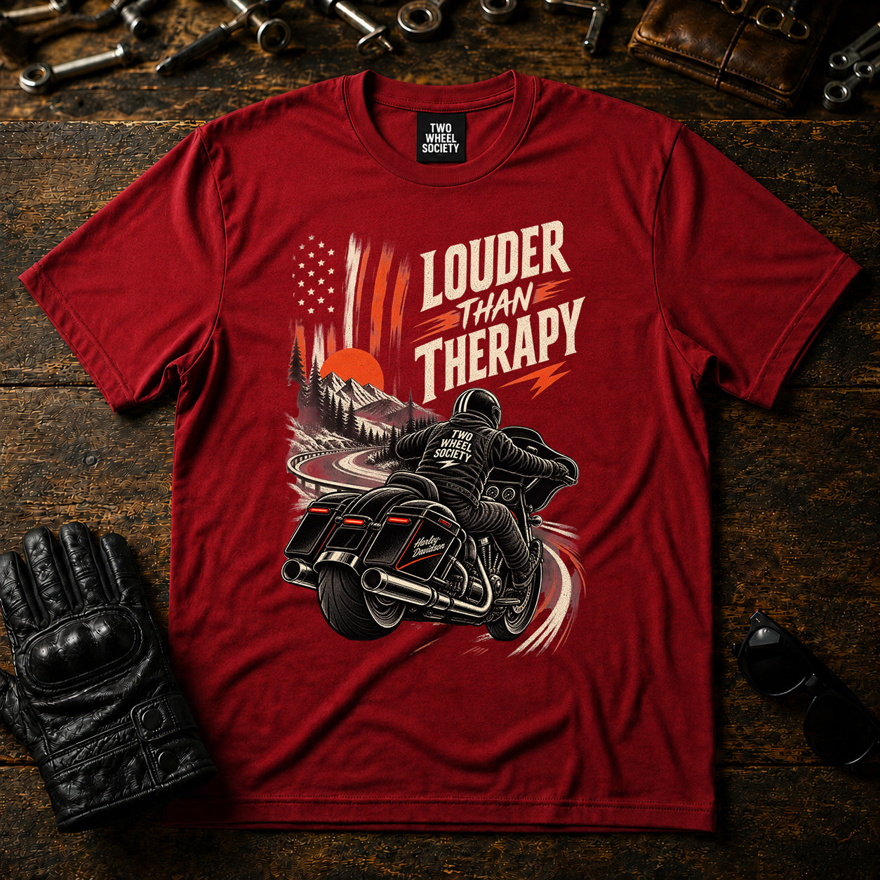 Louder Than Therapy T‑Shirt