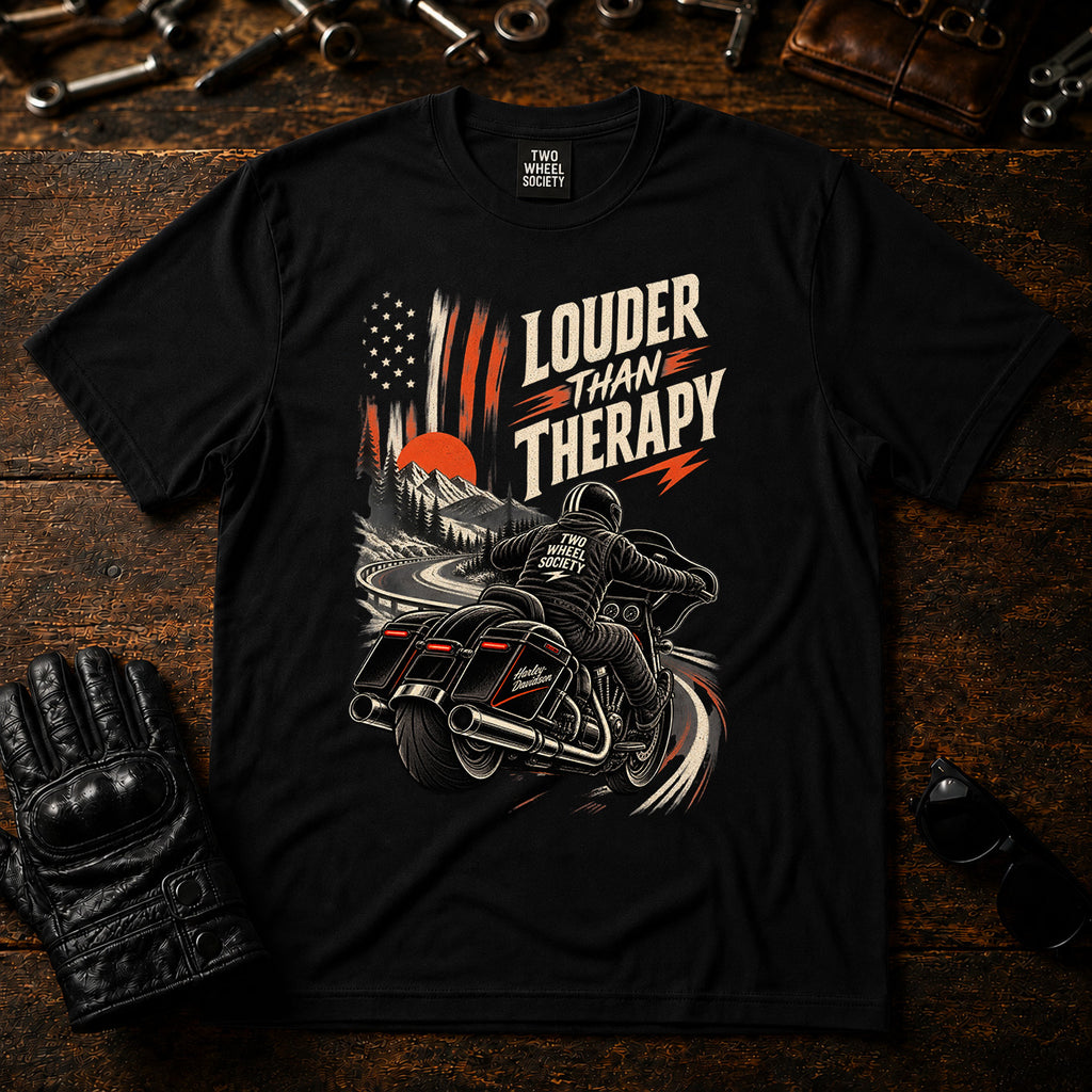 Louder Than Therapy T‑Shirt