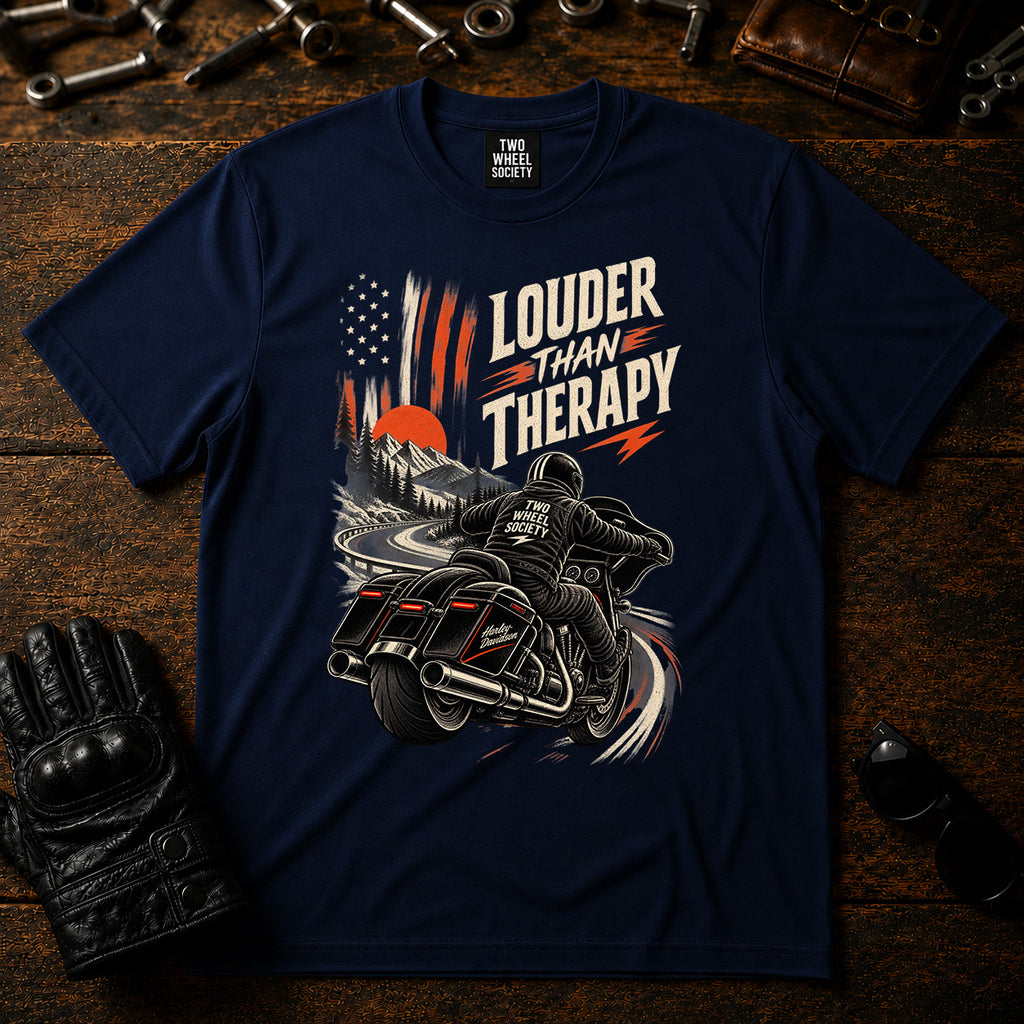 Louder Than Therapy T‑Shirt