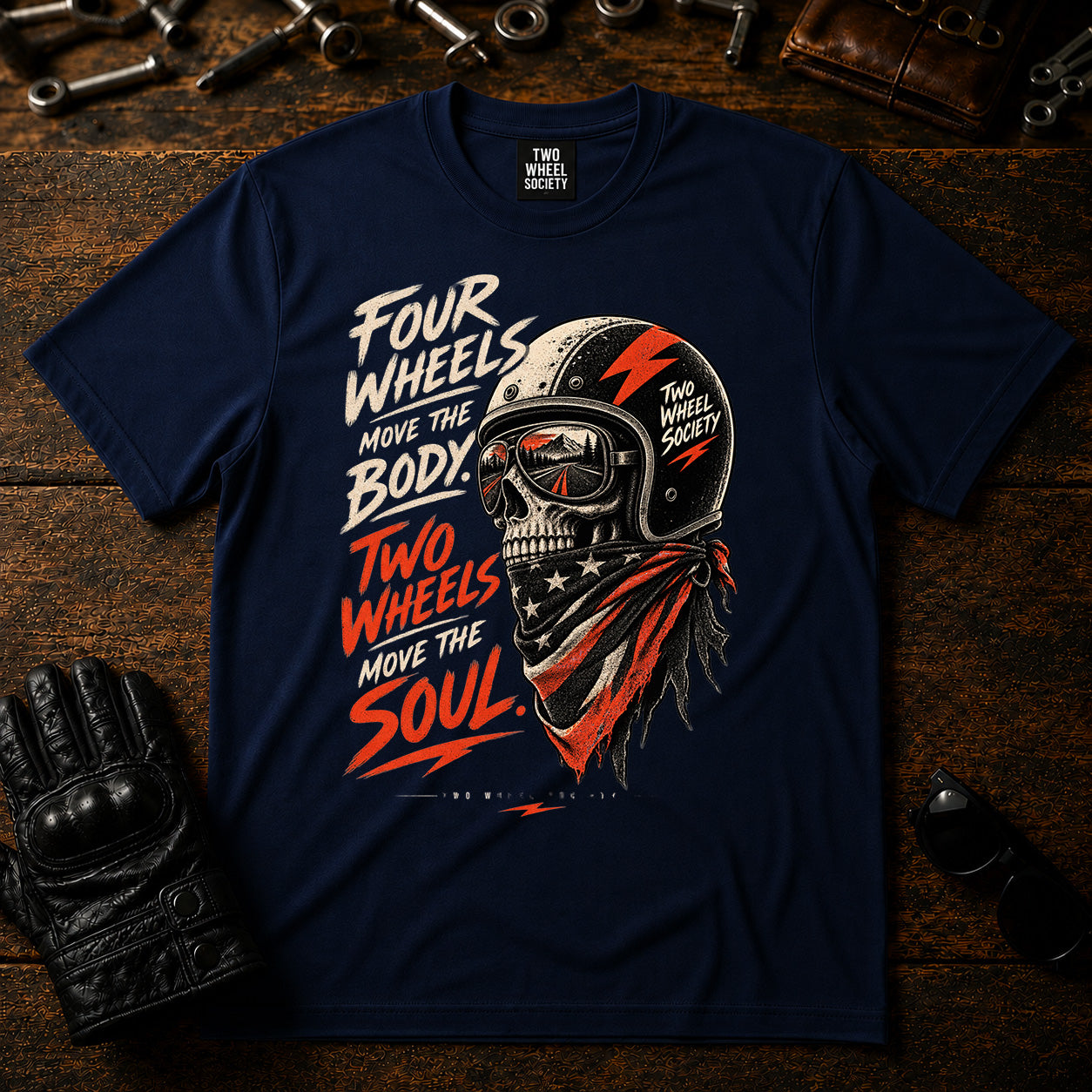 Four Wheels T‑Shirt
