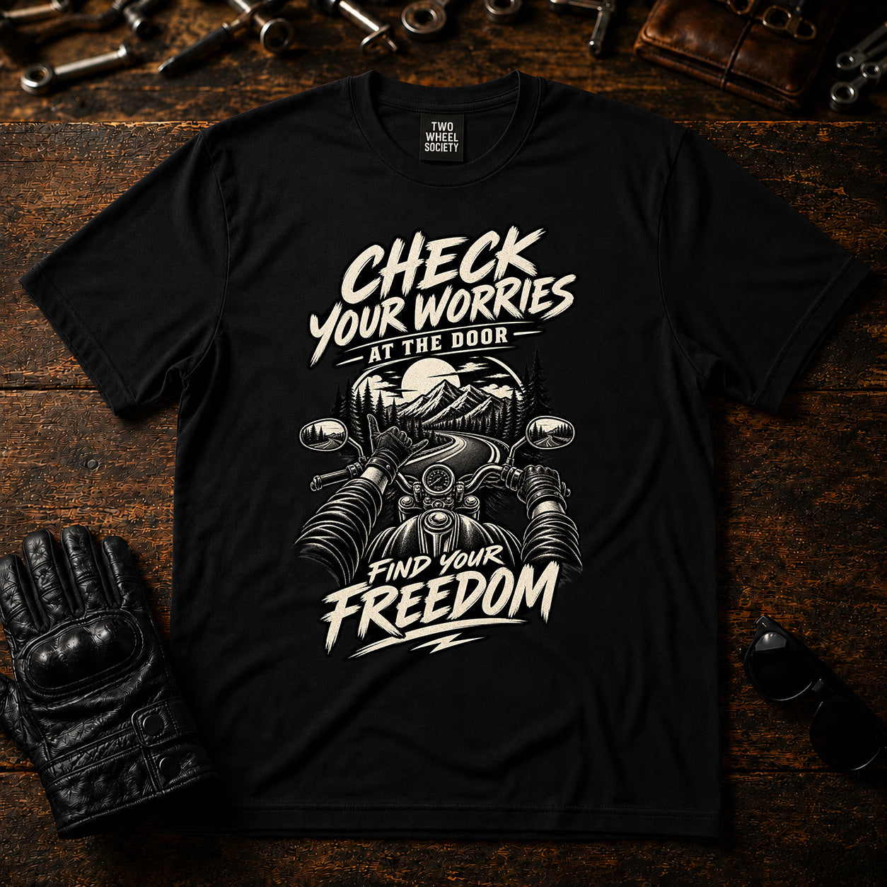Check Your Worries T‑Shirt