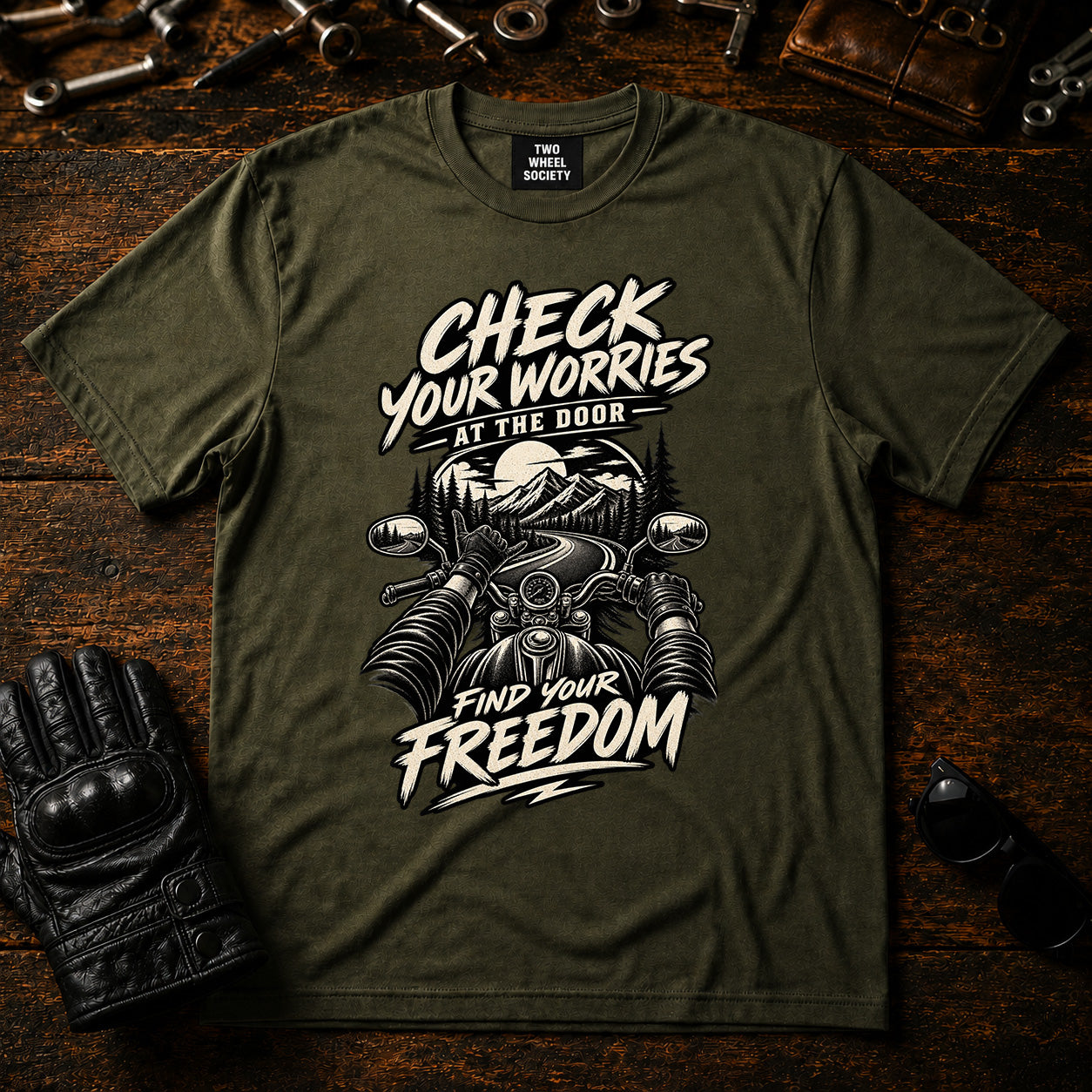Check Your Worries T‑Shirt
