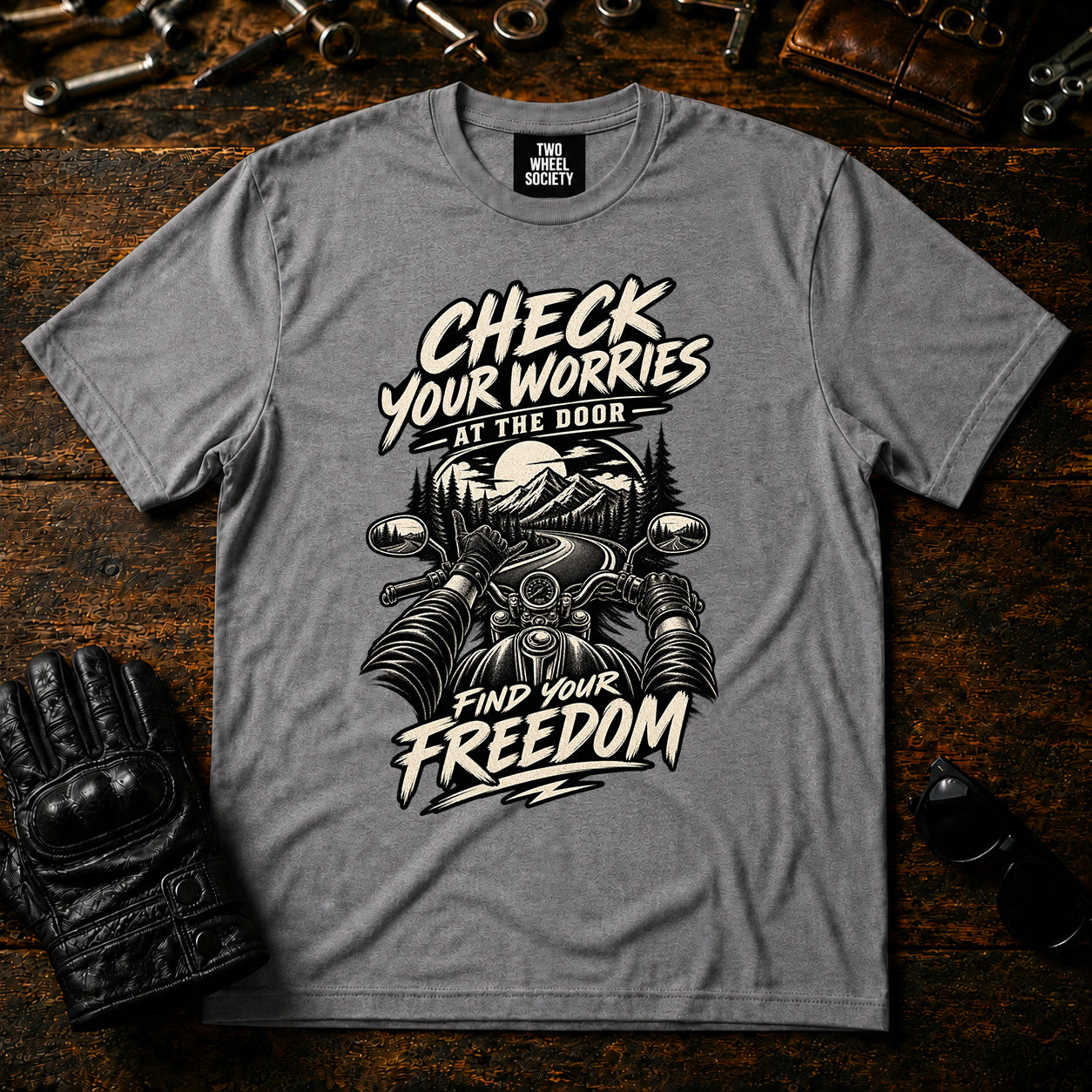 Check Your Worries T‑Shirt