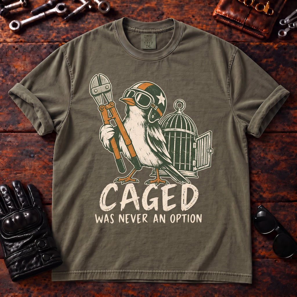 Caged Was Never An Option T‑Shirt