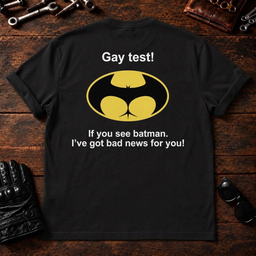 Gay Test Batman T‑Shirt