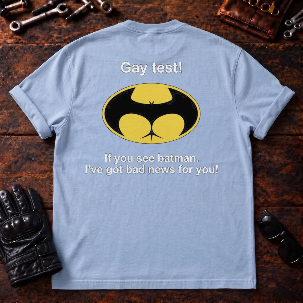 Gay Test Batman T‑Shirt