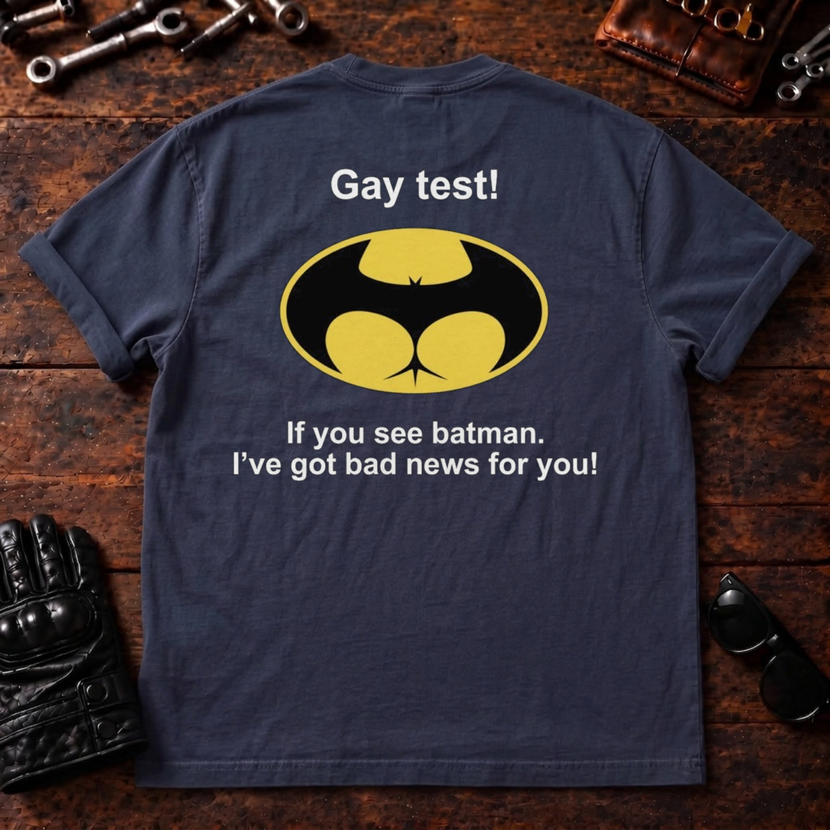 Gay Test Batman T‑Shirt