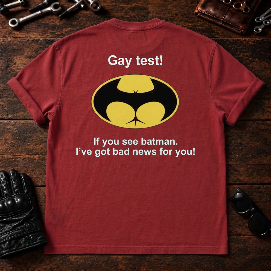 Gay Test Batman T‑Shirt