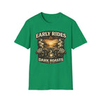 Early Rides & Dark Roasts T‑Shirt