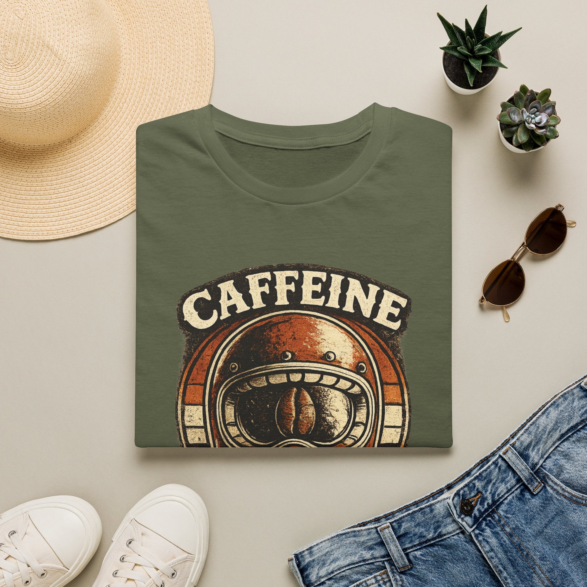 Caffeine Gasoline T‑Shirt