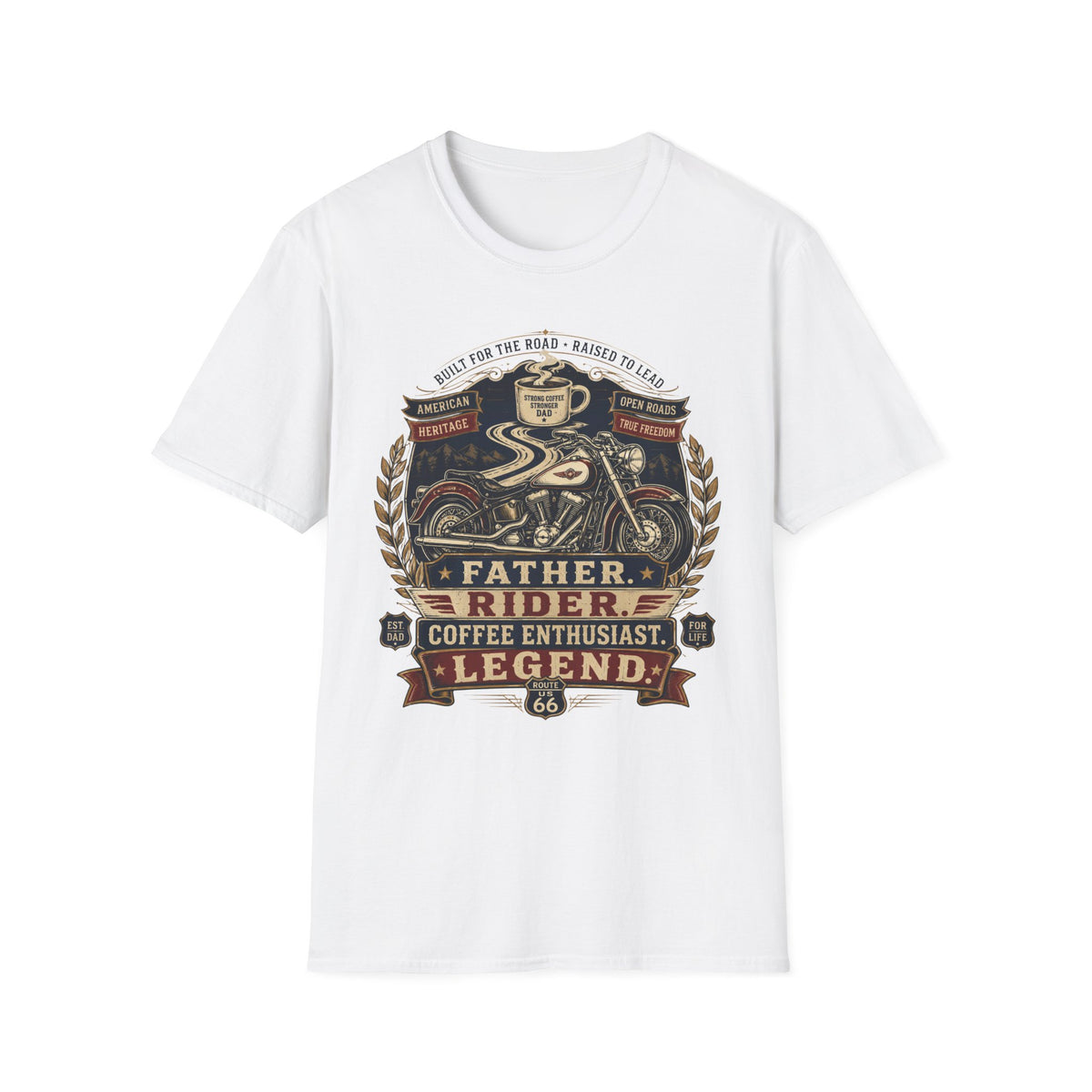 Father Rider Coffee T‑Shirt