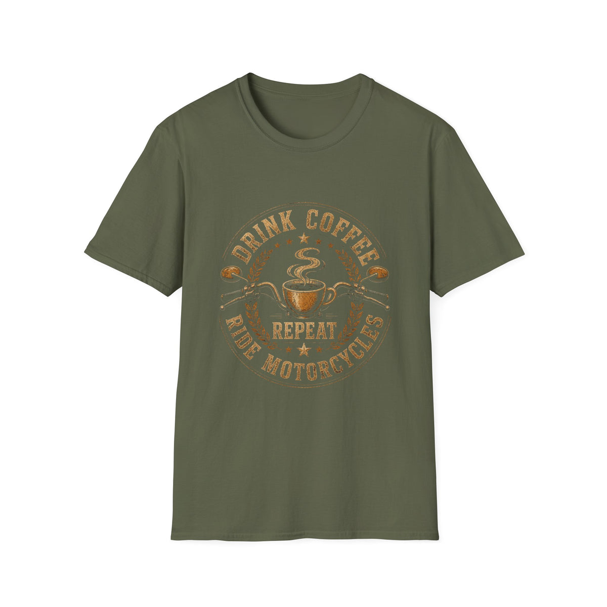 Drink Coffee Ride Motorcycle T-Shirt