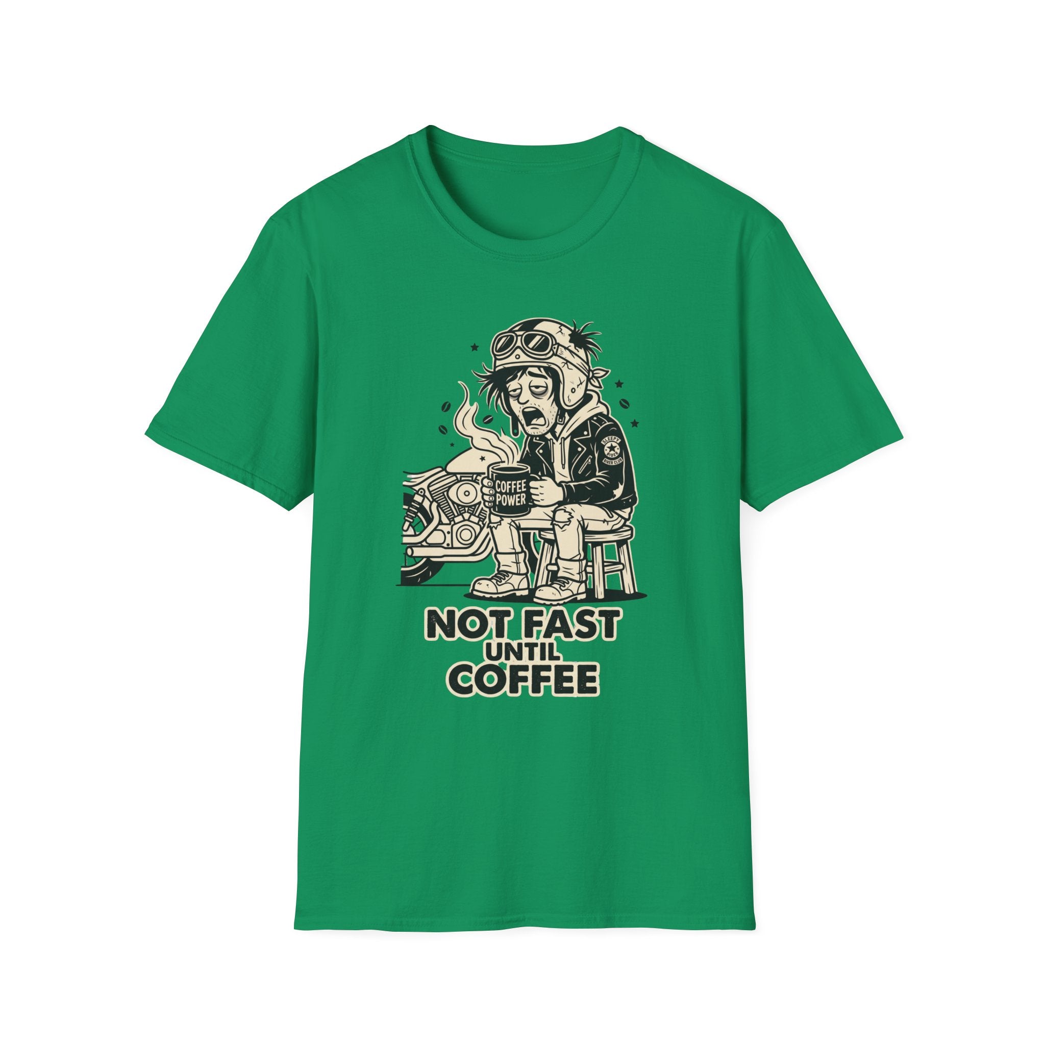 Not Fast Until Coffee T‑Shirt
