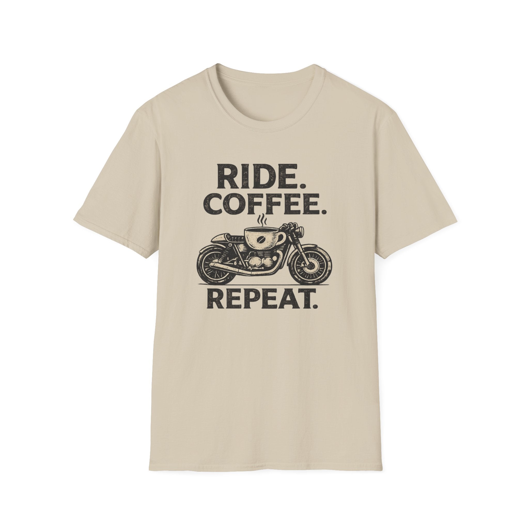 Ride Coffee Repeat T‑Shirt