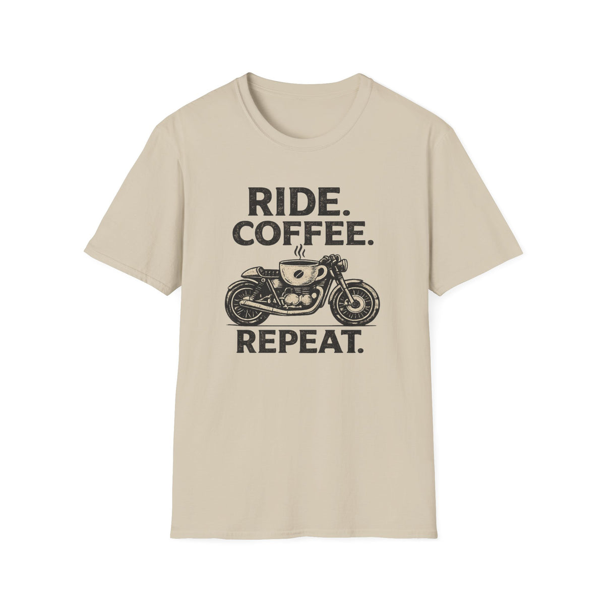 Ride Coffee Repeat T‑Shirt