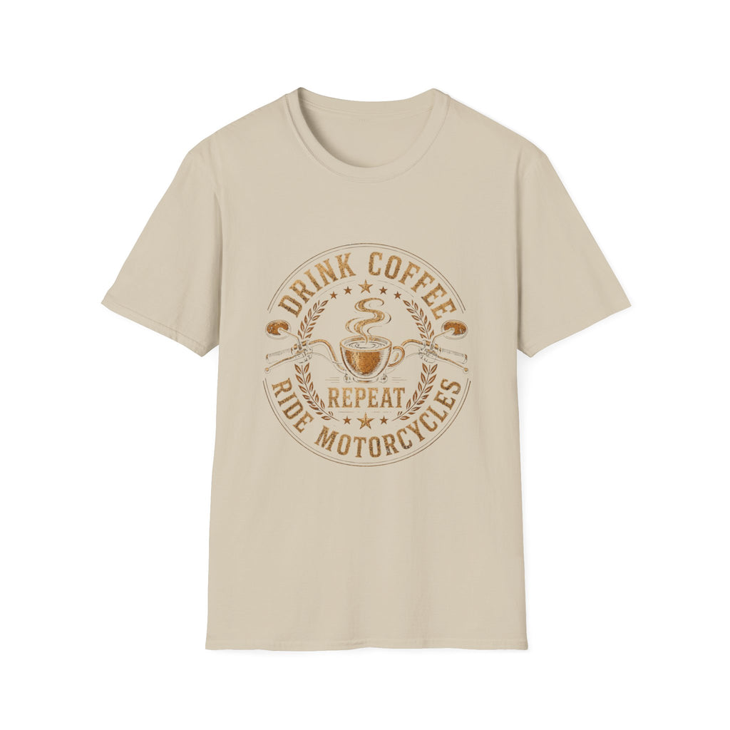 Drink Coffee Ride Motorcycle T-Shirt