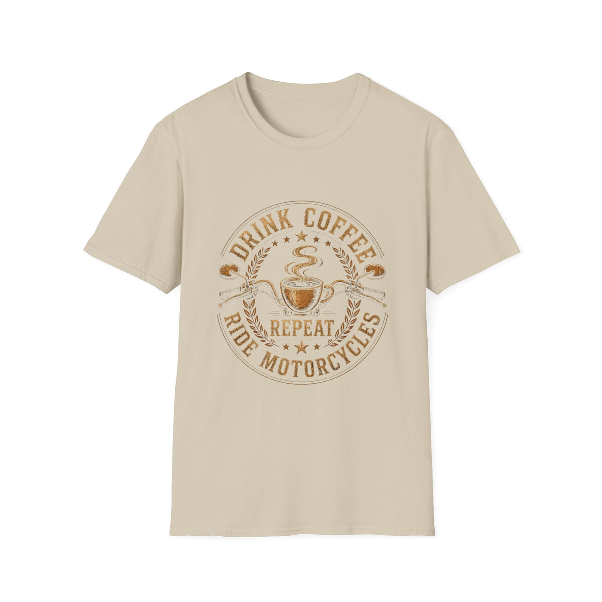 Drink Coffee Ride Motorcycle T-Shirt